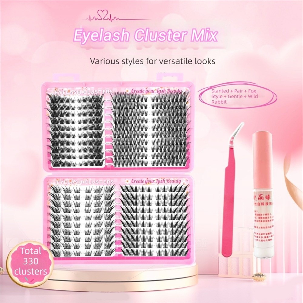 Eyelash Extension Look - Sztuczne rzęsy o naturalnym wyglądzie, czarne,