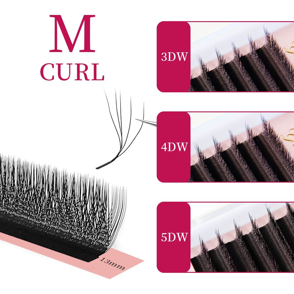 Eyelash Extension For Asian Eyes - Rzęsy Goddess W3D 4D 5D M