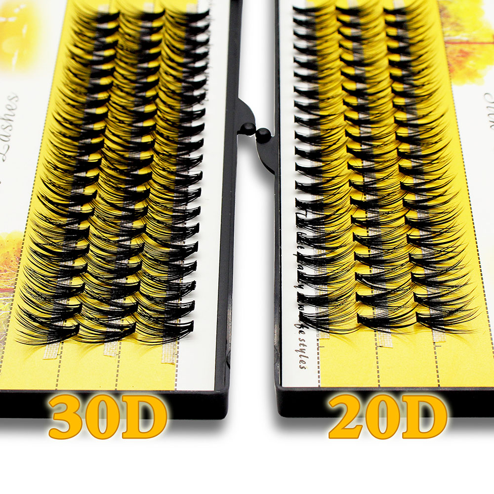 Czarne 60 Kępek Rzęs z Norek,  – Eyelash Extension Human Hair recenzja i cena