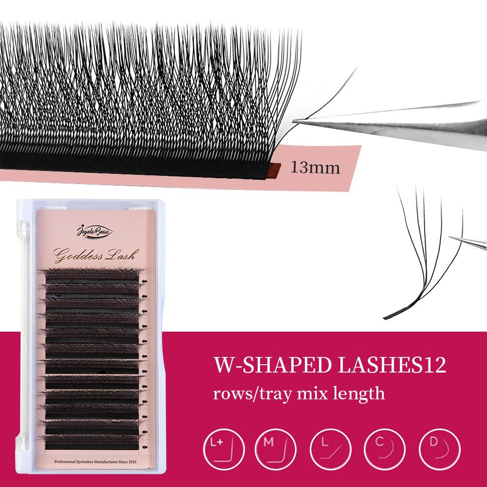 Rzęsy Goddess W3D 4D 5D M Curl – Eyelash Extension For Asian Eyes recenzja i cena