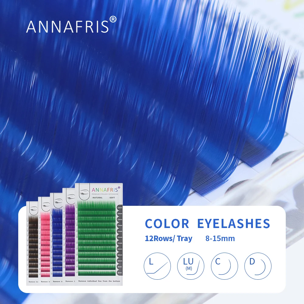 ANNAFRIS Indywidualne kolorowe – Eyelash Extension Russian recenzja i cena