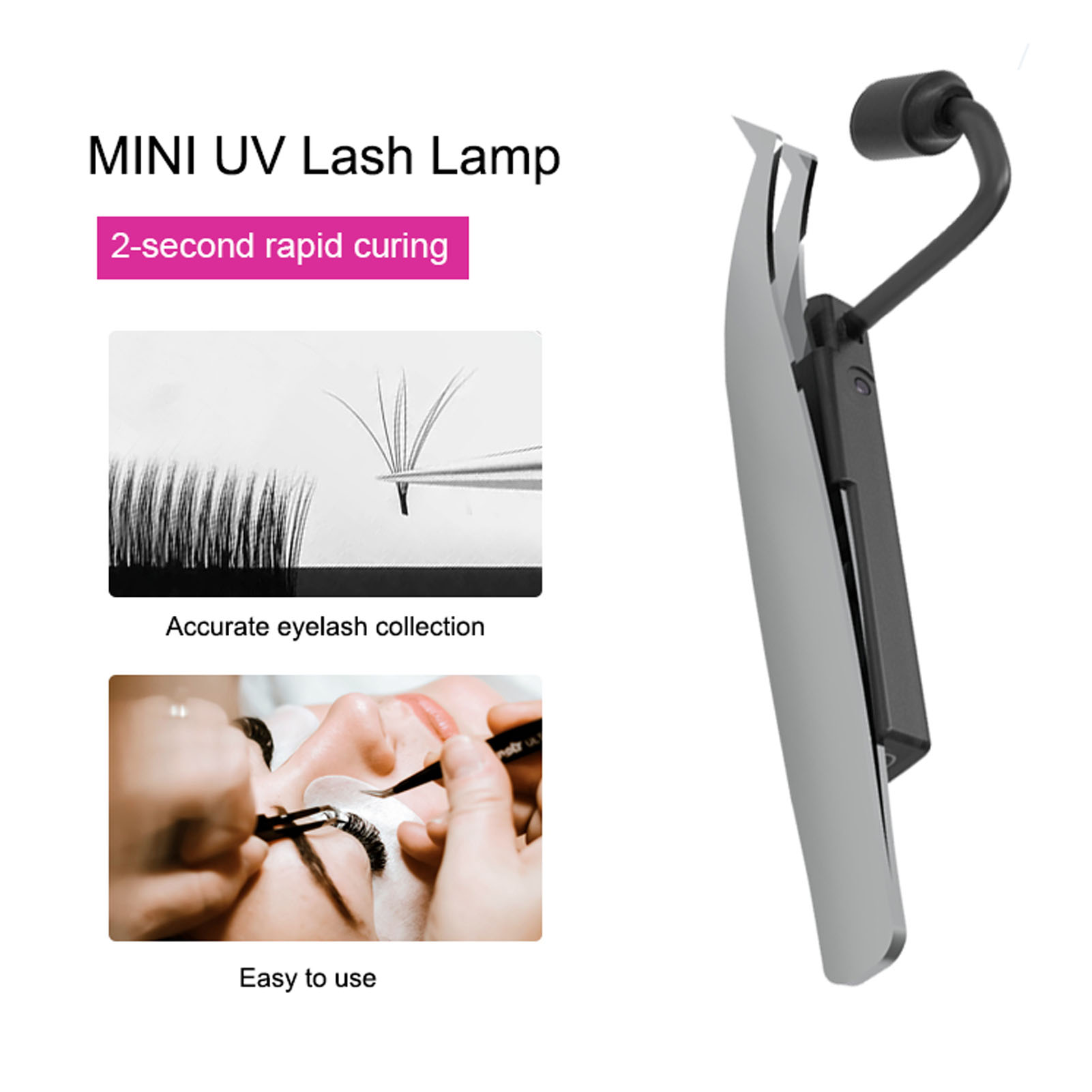 Lampa LED do rzęs 1W 395nm do  – Eyelash Extension Look recenzja i cena