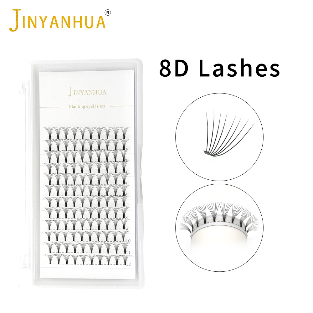 JINYANHUA 8D Fans Eyelash Exte – Eyelash Extension For Asian Eyes recenzja i cena