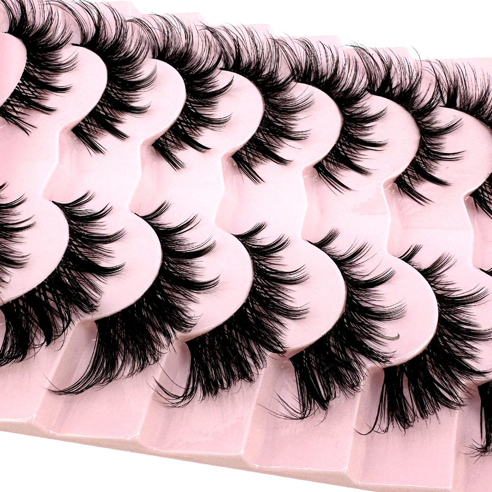 7/8 par rzęs w stylu „kocie ok – Eyelash Extension Human Hair recenzja i cena