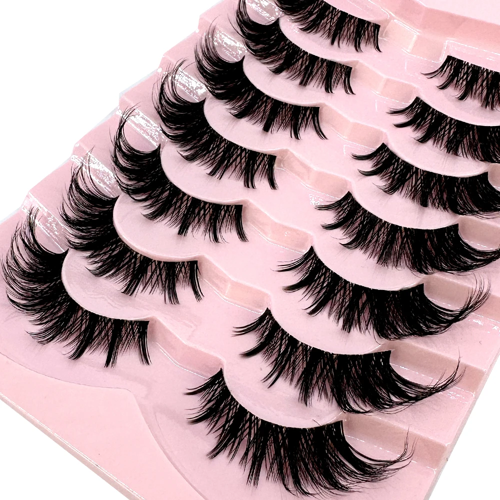 7/8 par rzęs w stylu „kocie ok – Eyelash Extension Human Hair recenzja i cena